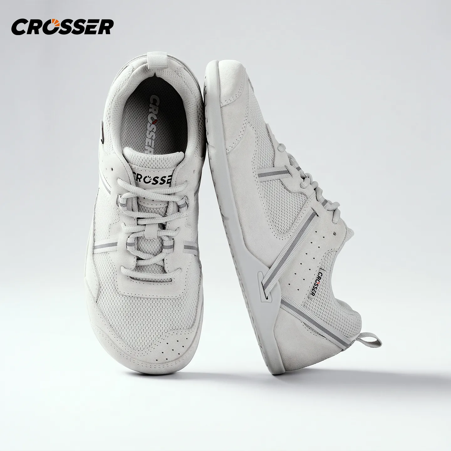 CROSSER 8251 Zero-Drop Wide-Toe Breathable Mesh Barefoot Training Shoes