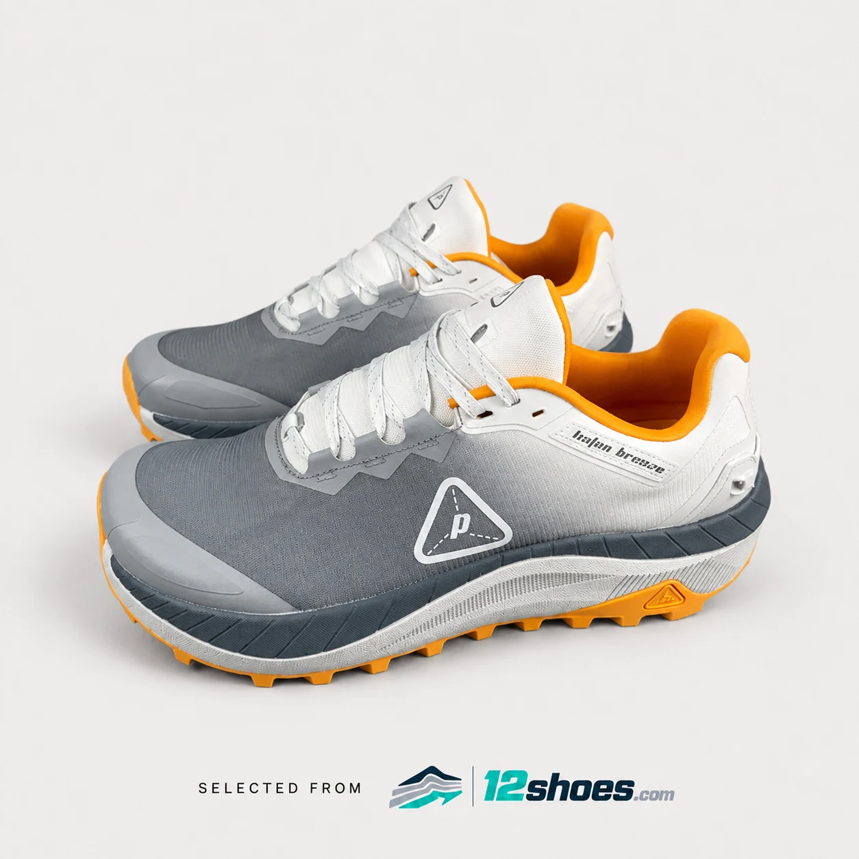 Fish Belly White PODLERS POD31413 outdoor trail running shoes, pair view