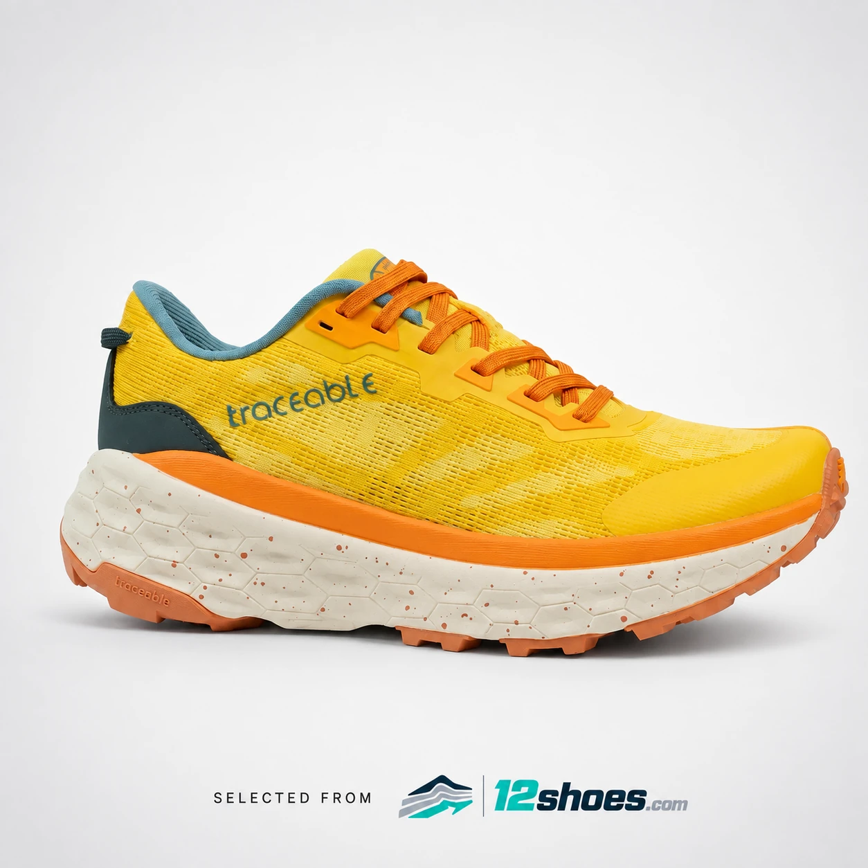 6605 Trail Running Shoes in Yellow / Orange / White, main view 1