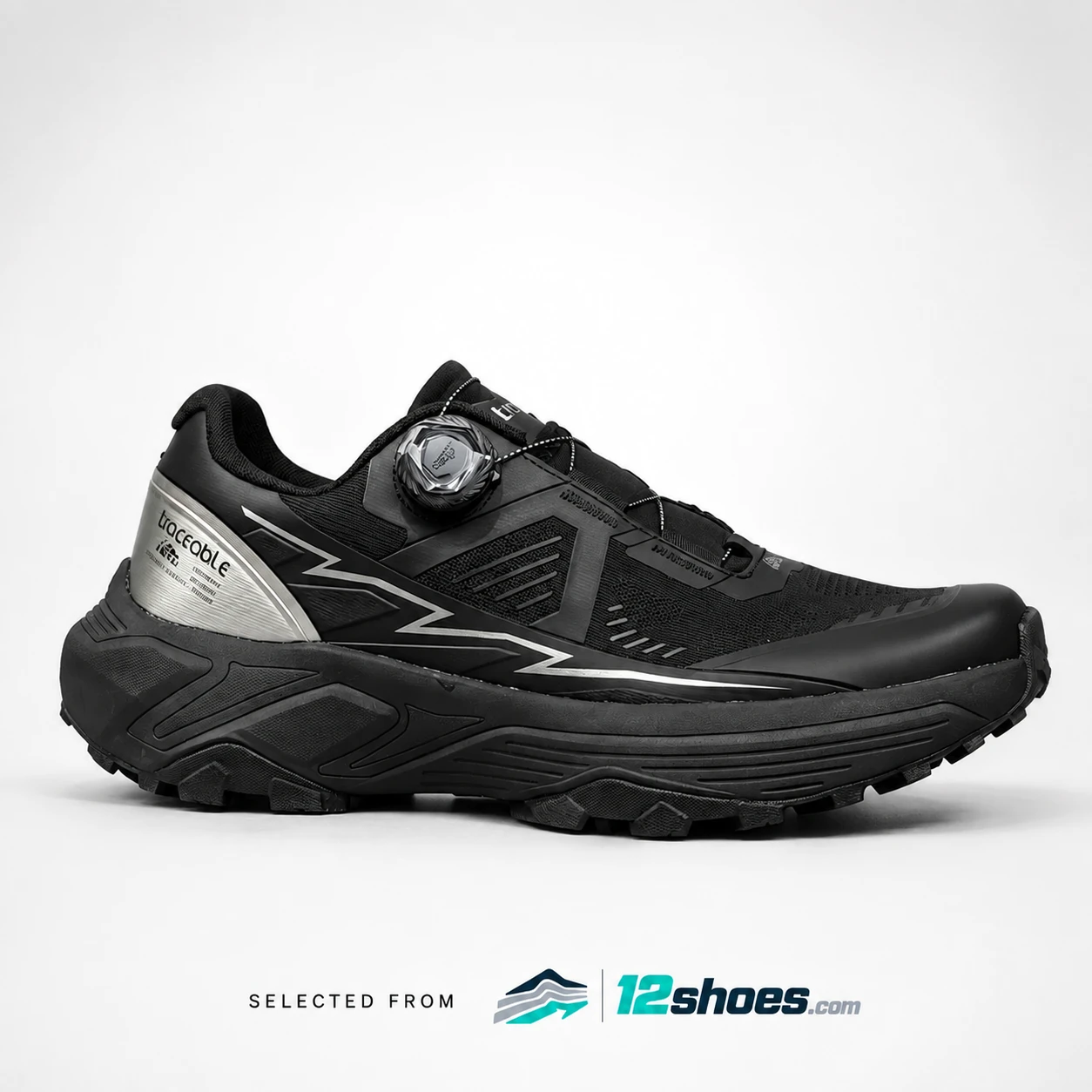 6615 Dial Trail Running Shoes in Black / Grey, main view 1