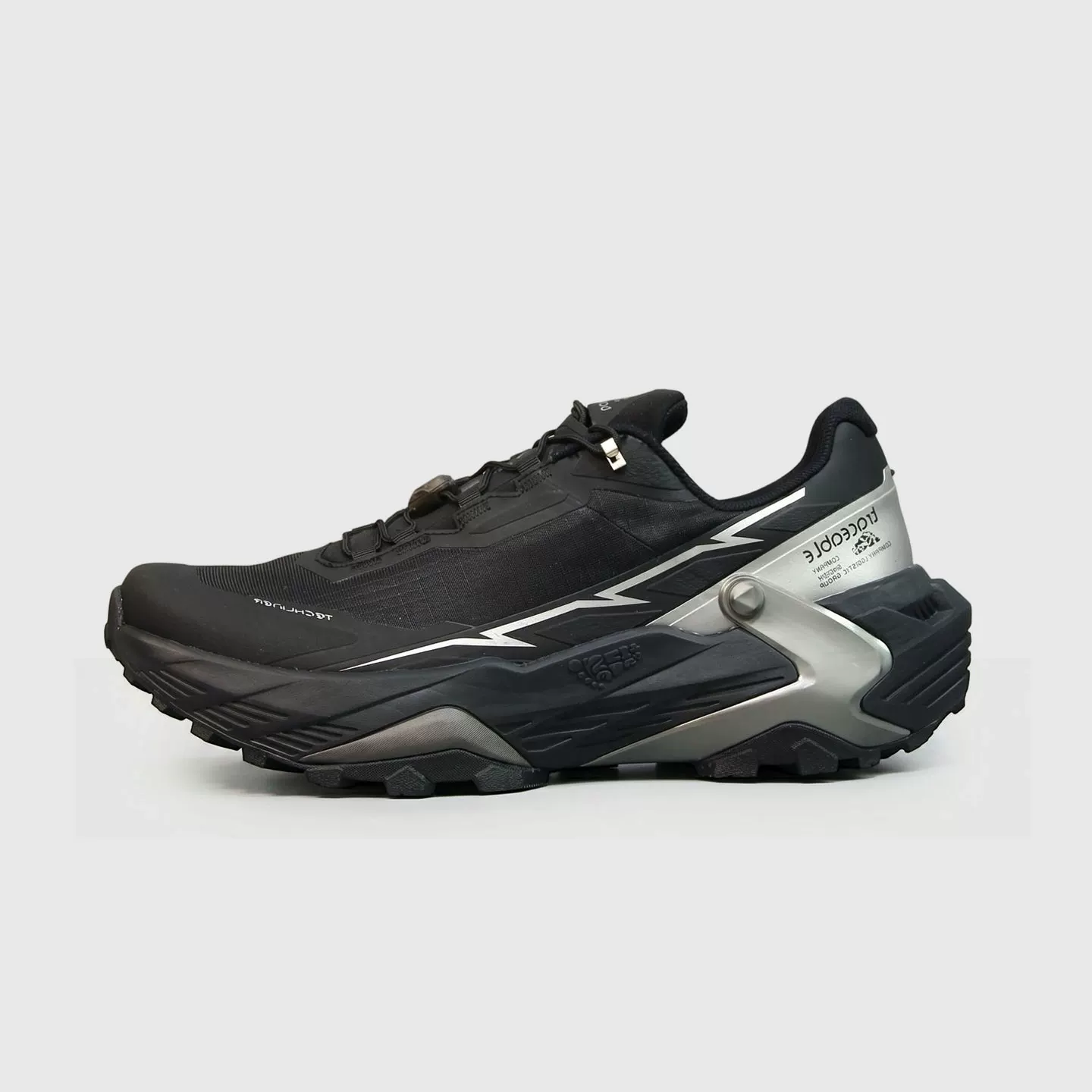 TRACEABLE 6620 black grey trail running shoes
