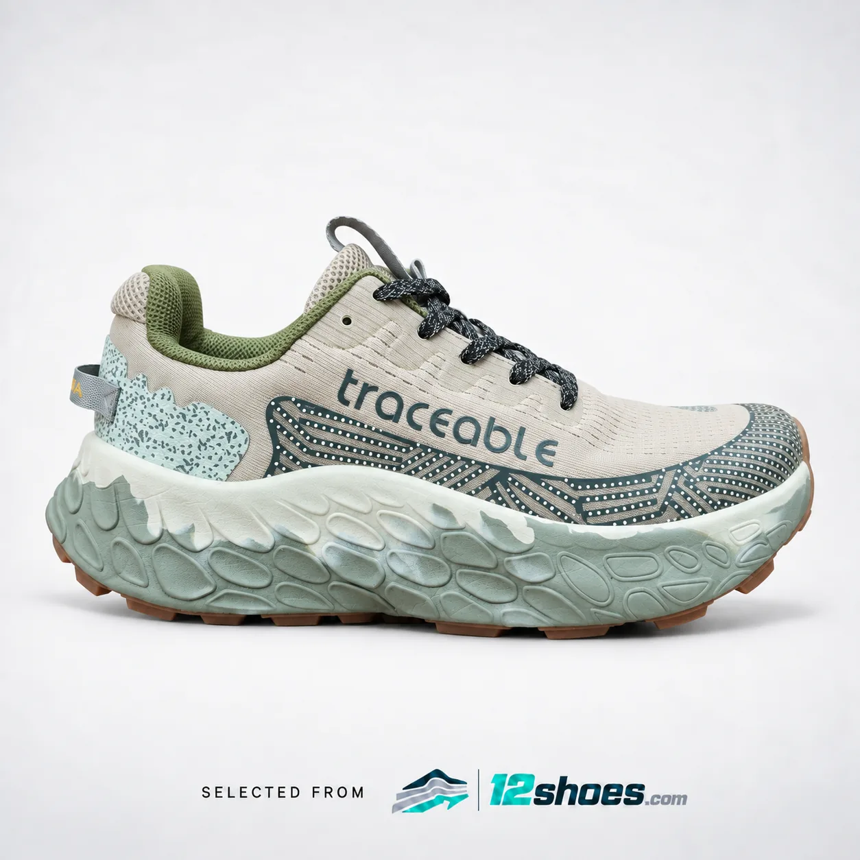 TRACEABLE 6655 Mesh Lace-Up Trail Running Shoes