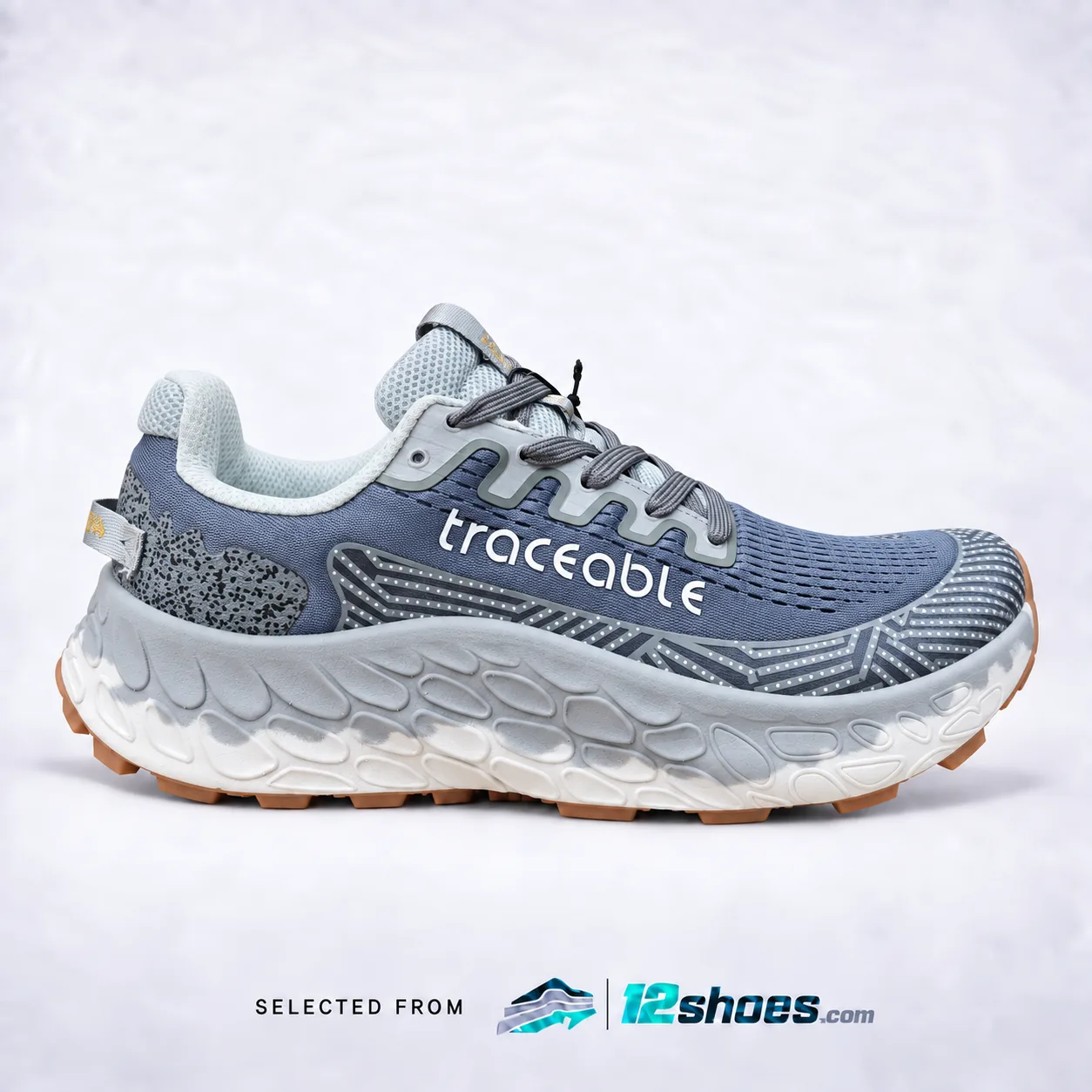 TRACEABLE 6655 Mesh Lace-Up Trail Running Shoes