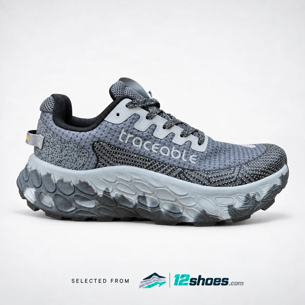 TRACEABLE 6655 Mesh Lace-Up Trail Running Shoes