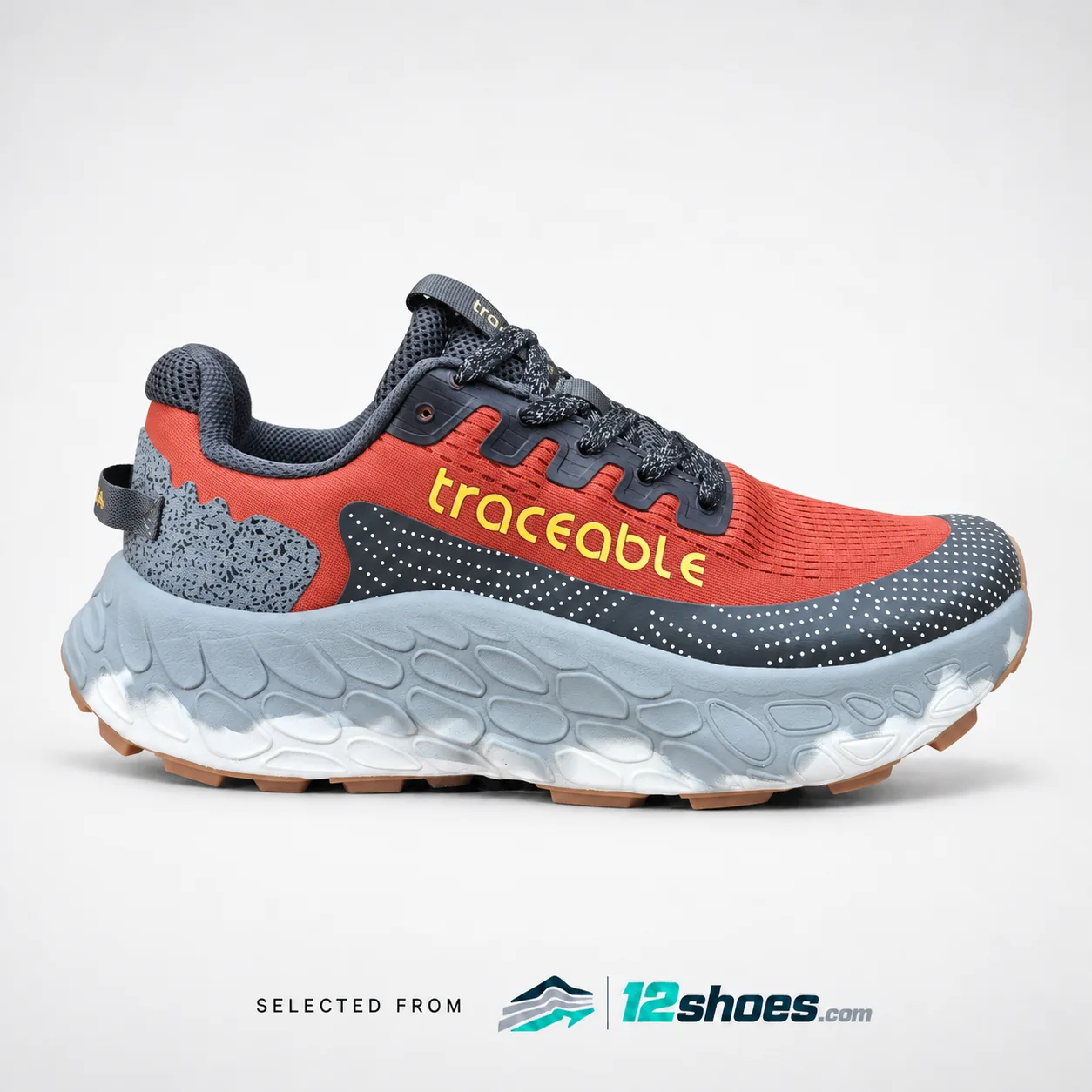 TRACEABLE 6655 Mesh Lace-Up Trail Running Shoes