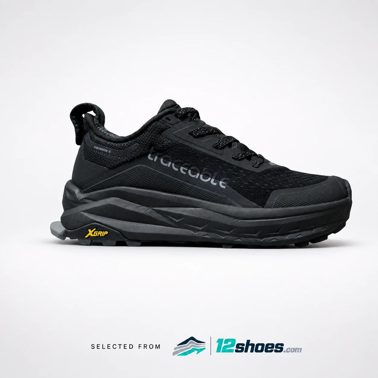 6661 Trail Running Shoes in Black / Charcoal, main view 1