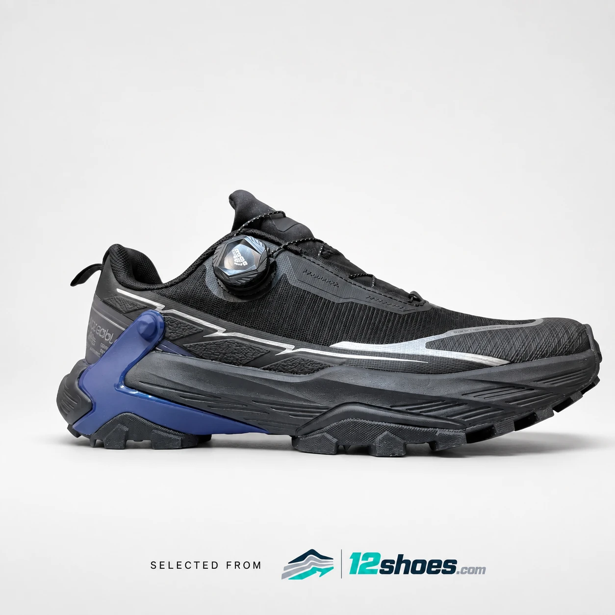 6663 Dial Trail Running Shoes in Black / Navy, main view 1