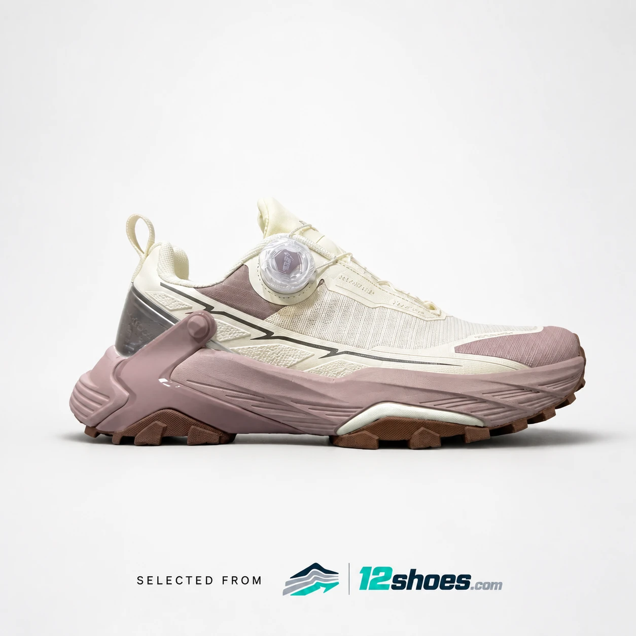 6663 Dial Trail Running Shoes in White / Beige, main view 2
