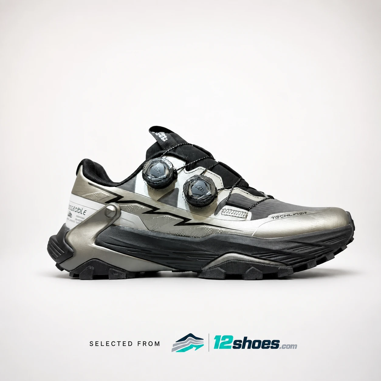6669 Dial Trail Running Shoes in Grey / Black, main view 1