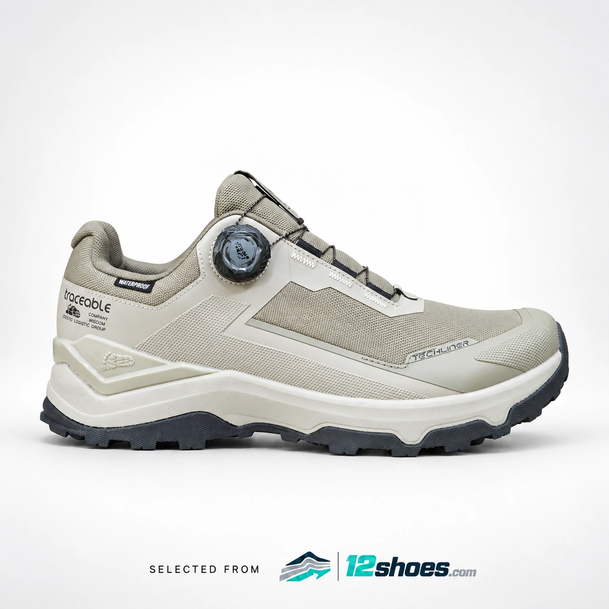 TRACEABLE 6688 Dial-Adjust Hiking Shoes with Reinforced Toe