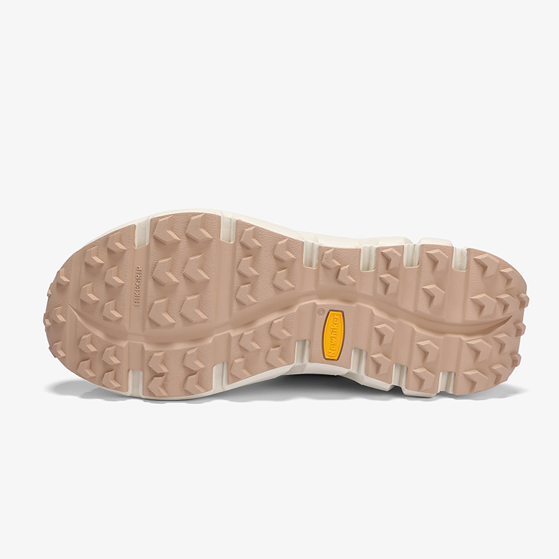 Newhiker NH6588 khaki trail running shoes, outsole view
