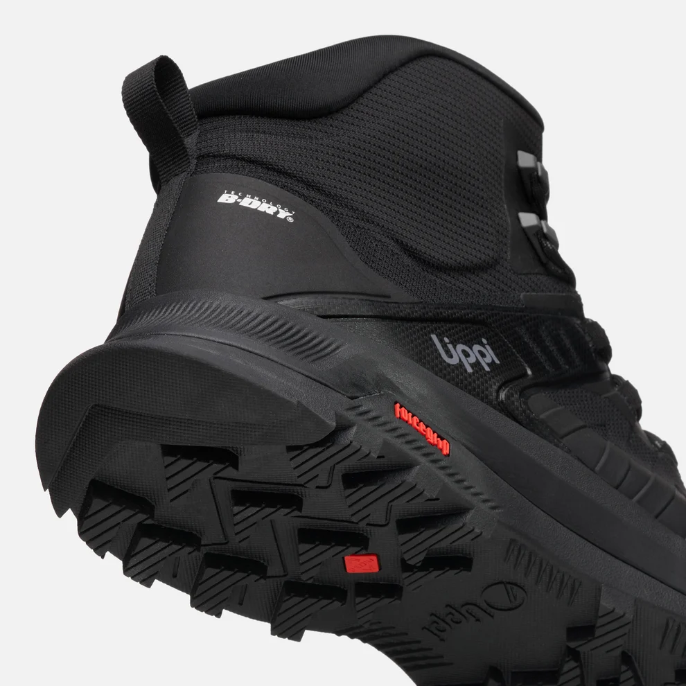 LIPPI Vulcano Iron Stone Mid B-Dry black grip detail