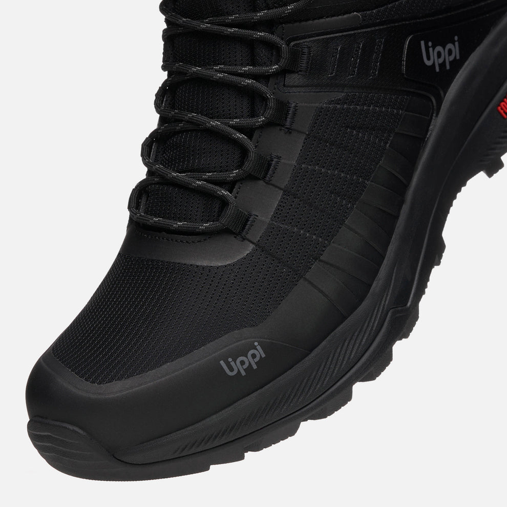LIPPI Vulcano Iron Stone Mid B-Dry black upper detail
