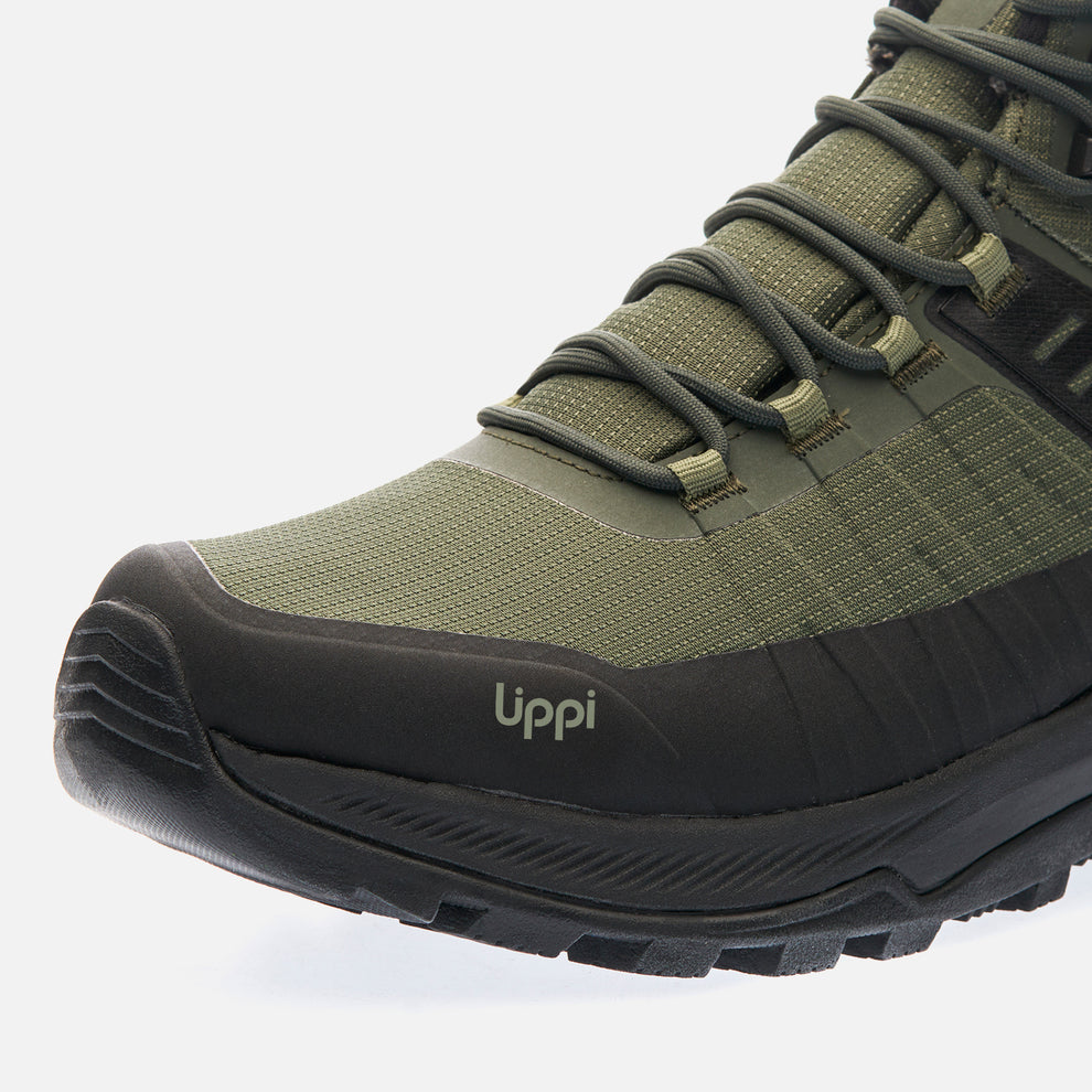 LIPPI Vulcano Iron Stone Mid B-Dry moss upper detail